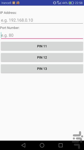 arduino and esp8266 - Image screenshot of android app
