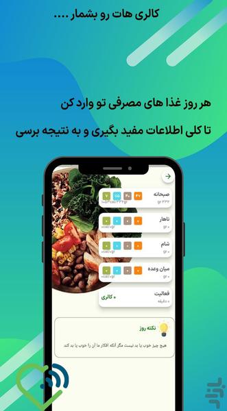 پیتو (کالری شمارورژیم غذایی) - عکس برنامه موبایلی اندروید