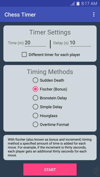 Chess Timer - Gameplay image of android game