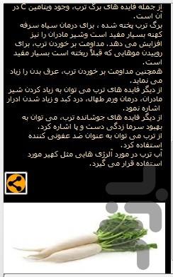 سبزیجات در طب اسلامی   گلچین 1 - عکس برنامه موبایلی اندروید