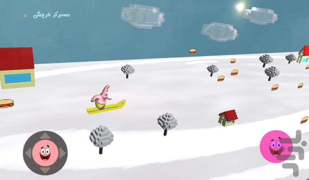 پاتریک اسکی باز - عکس بازی موبایلی اندروید