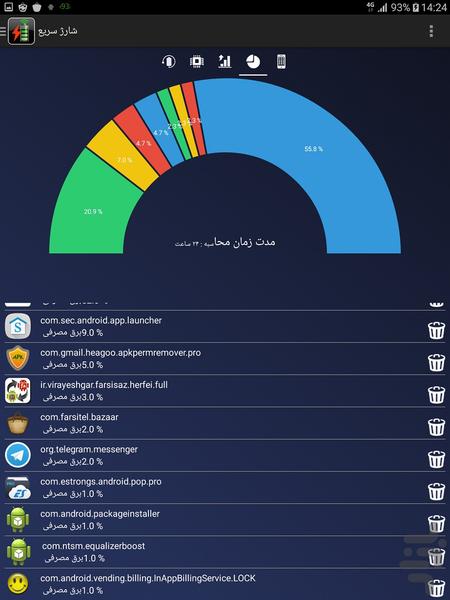 شارژ سریع - Image screenshot of android app