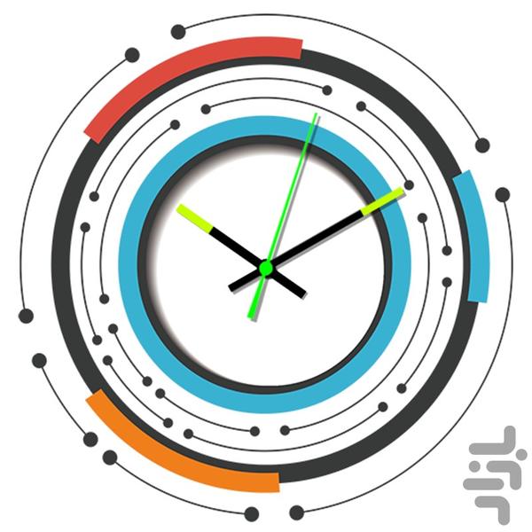 ویجت ساعت فانتزی - عکس برنامه موبایلی اندروید