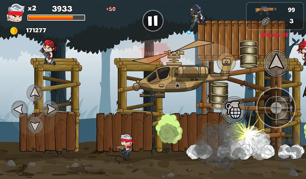 جنگ شومپت ها - Gameplay image of android game