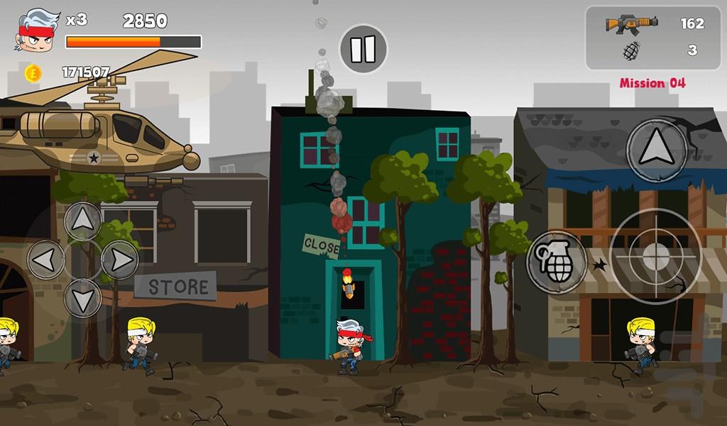 جنگ شومپت ها - Gameplay image of android game