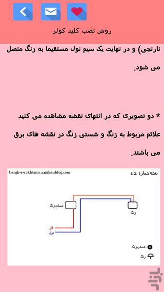 آموزش کامل سیم کشی و برق ساختمان - عکس برنامه موبایلی اندروید