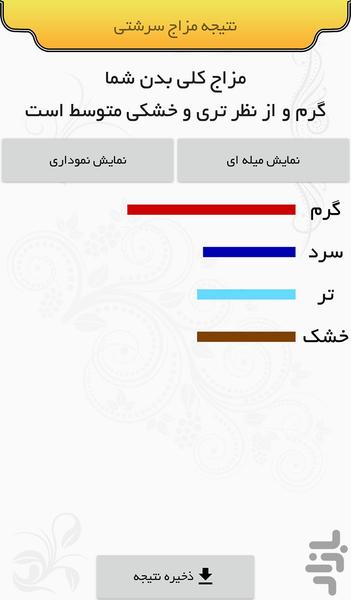 مزاج سنج - Image screenshot of android app