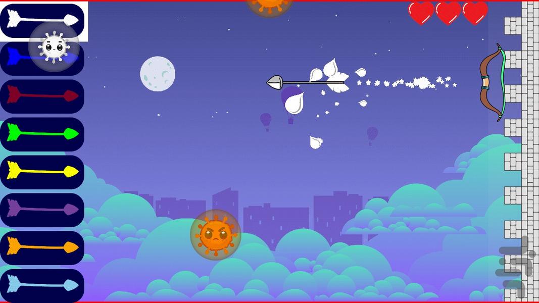 Shooting Viruses - Gameplay image of android game