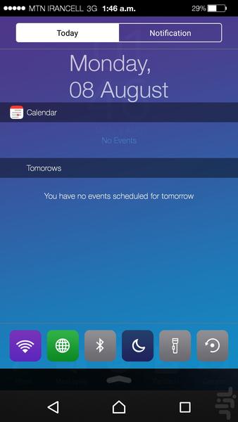 iphone notifi - Image screenshot of android app