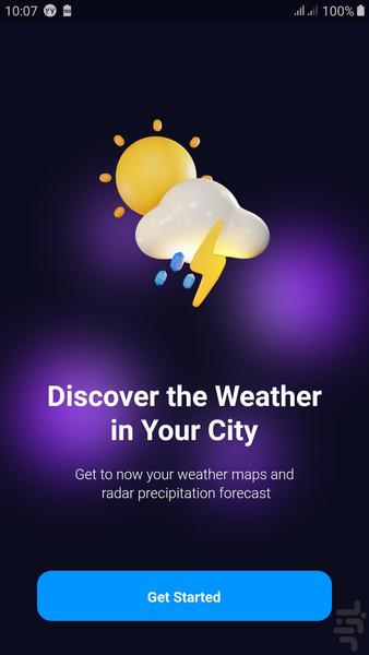 آب و هوا - عکس برنامه موبایلی اندروید