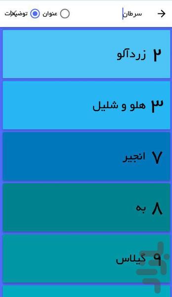اسرار خوراکی ها - Image screenshot of android app