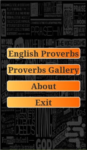 English Proverbs - Image screenshot of android app