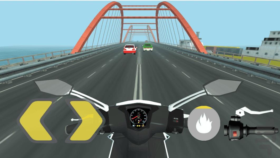 بازی موتور سواری - Gameplay image of android game