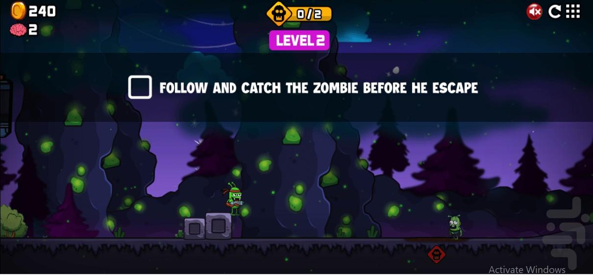 شکارچی زامبی - Gameplay image of android game