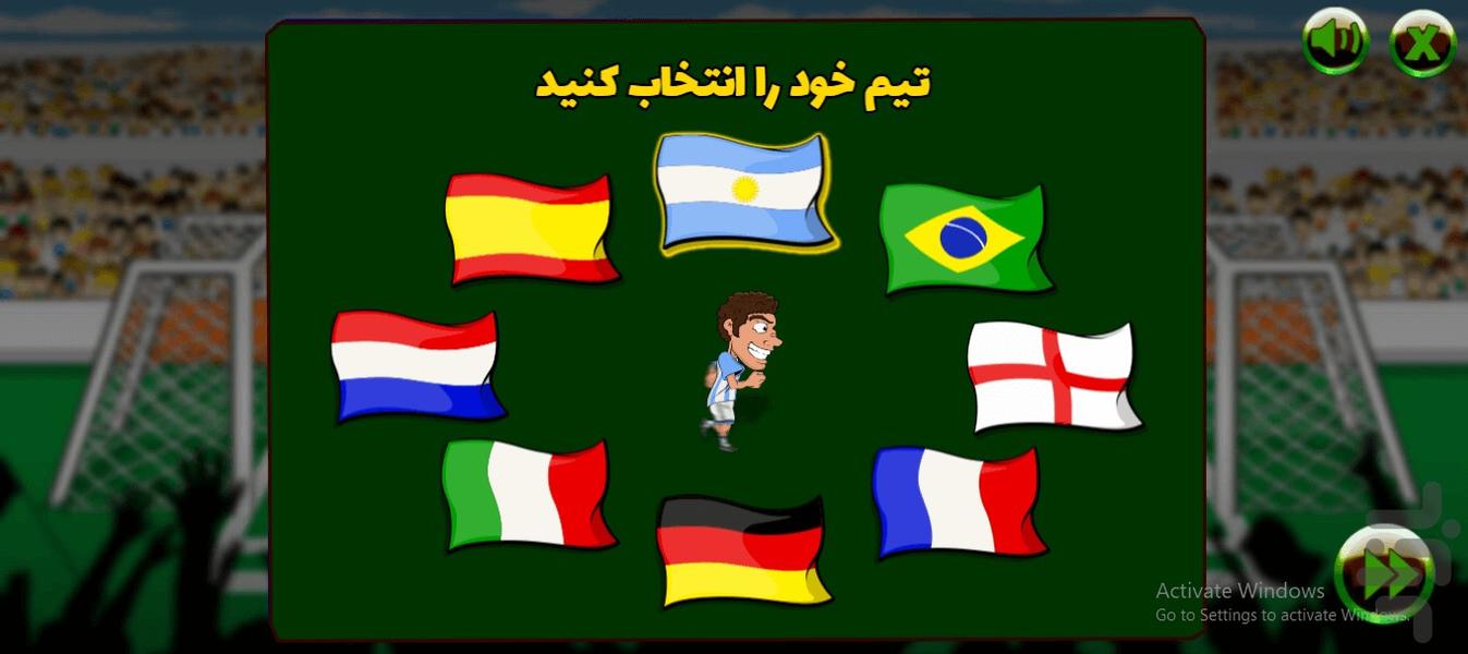 بازی جدید فوتبال - Gameplay image of android game