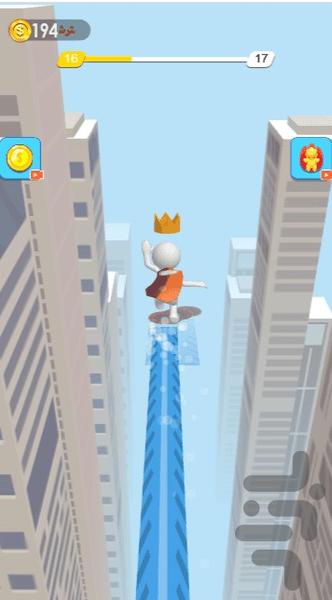 بازی پارکور - Gameplay image of android game