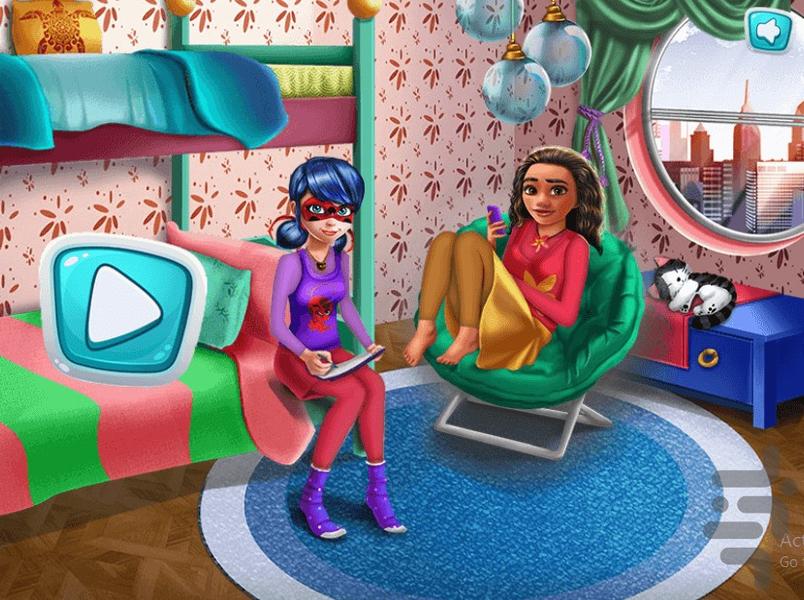 خانه تکانی موانا با دخترکفشدوزکی - عکس بازی موبایلی اندروید