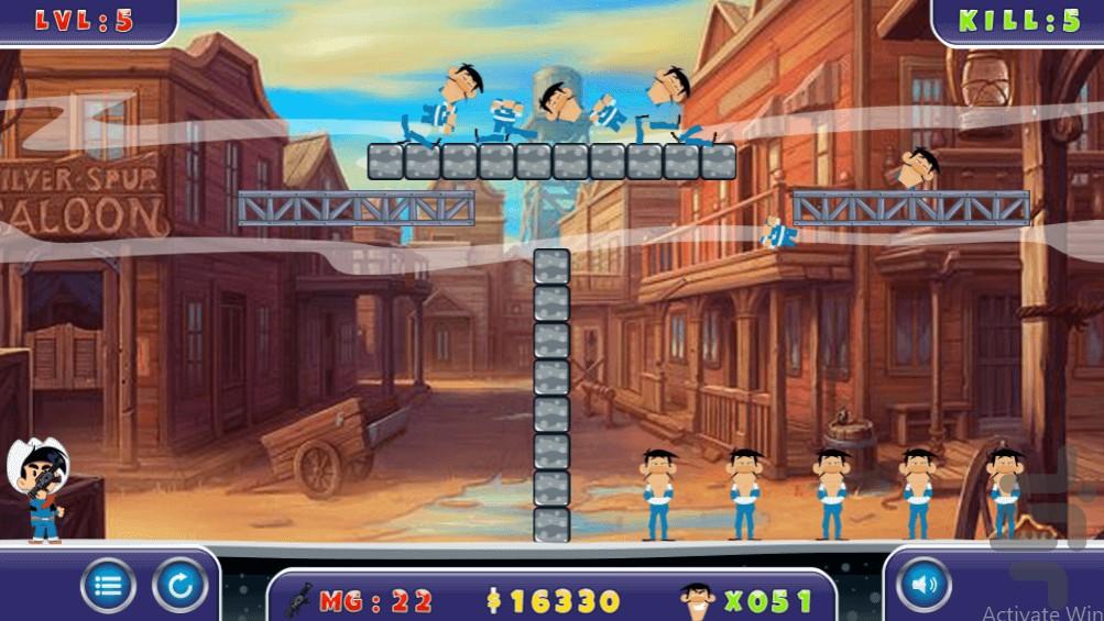 لوک خوش شانس ودالتون ها - Gameplay image of android game