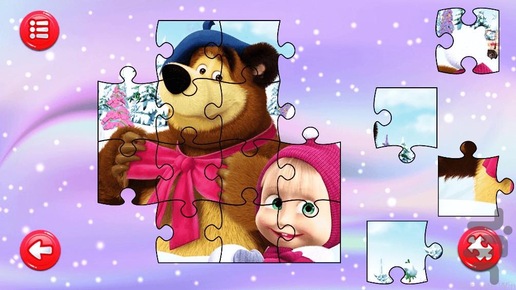 پازل ماشا - عکس بازی موبایلی اندروید