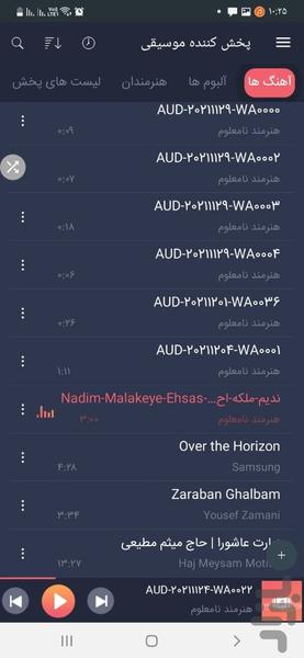 Professional music player - Image screenshot of android app