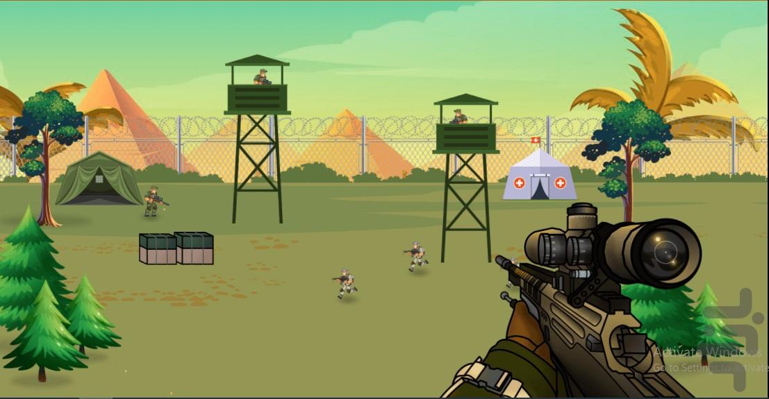 اسنایپر - Gameplay image of android game