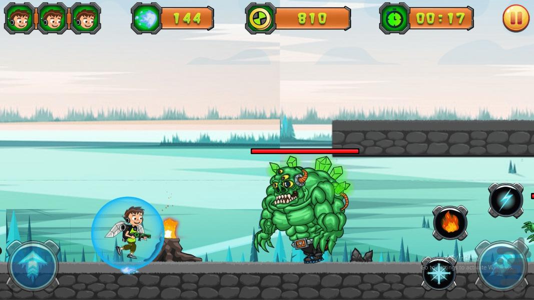 بن تن و زامبی ها - Gameplay image of android game