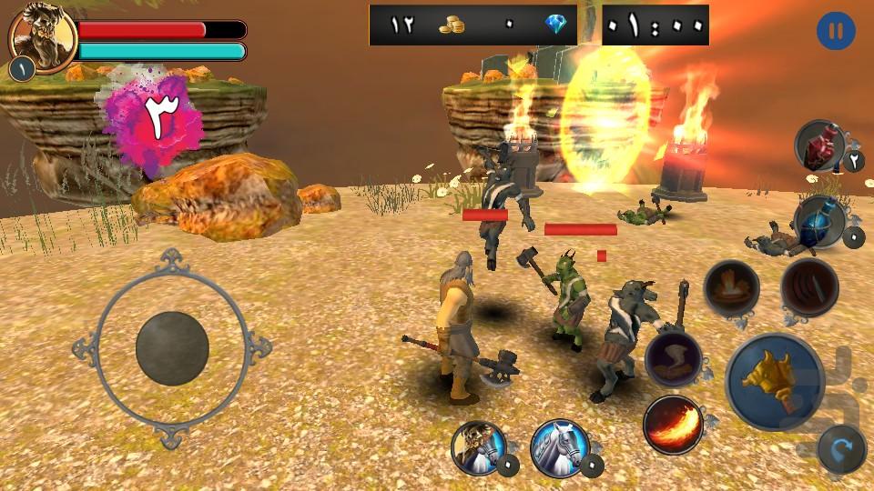 RostamNameh 1 : Seven khan - Gameplay image of android game