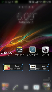 ارتباط سریع‌تر: ویجت تماس/پیام - Image screenshot of android app