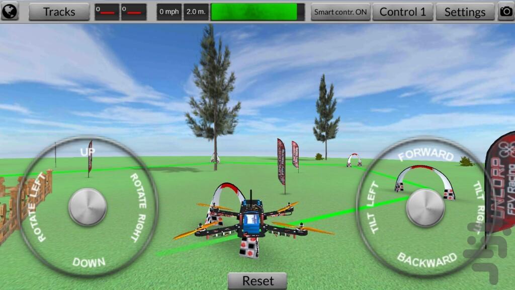 شبیه ساز کوادکوپتر - عکس بازی موبایلی اندروید