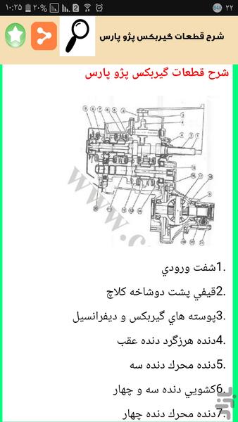 تعمیرکار خودرو پارس - عکس برنامه موبایلی اندروید