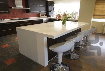 طراحی آشپزخانه جزیره ای - Image screenshot of android app