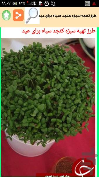 تزیین سفره عید - Image screenshot of android app