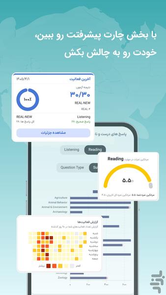 تستینو | پلتفرم جامع زبان انگلیسی - عکس برنامه موبایلی اندروید