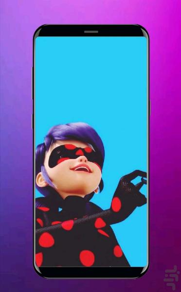 تصویر زمینه دختر کفشدوزکی - عکس برنامه موبایلی اندروید