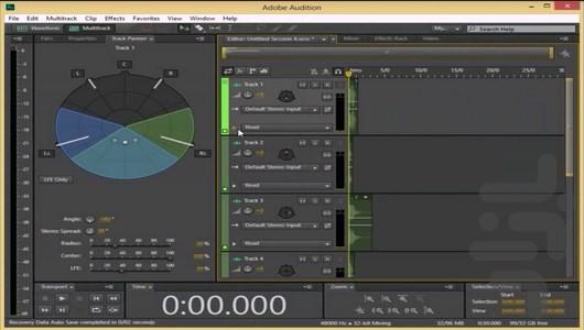 آموزش Audition (ضبط و تدوین صدا) - عکس برنامه موبایلی اندروید