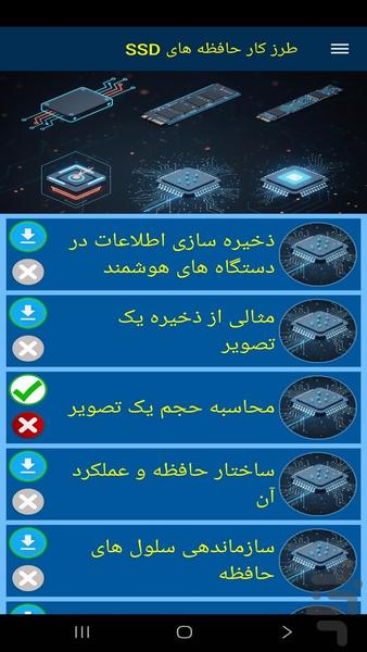 طرز کار حافظه های SSD - عکس برنامه موبایلی اندروید