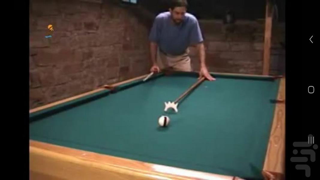 آموزش بیلیارد - عکس برنامه موبایلی اندروید