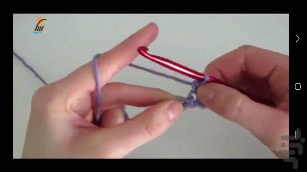 آموزش قلاب بافی (فیلم) - عکس برنامه موبایلی اندروید