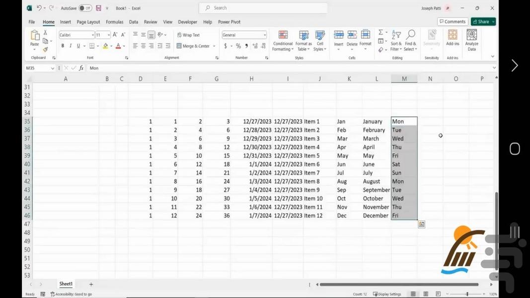 آموزش اکسل ۳۶۵ به مبتدیان - Image screenshot of android app