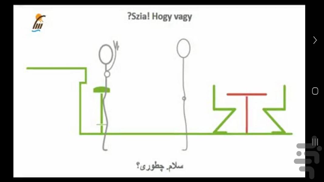 آموزش لغات و مکالمات زبان مجاری - عکس برنامه موبایلی اندروید