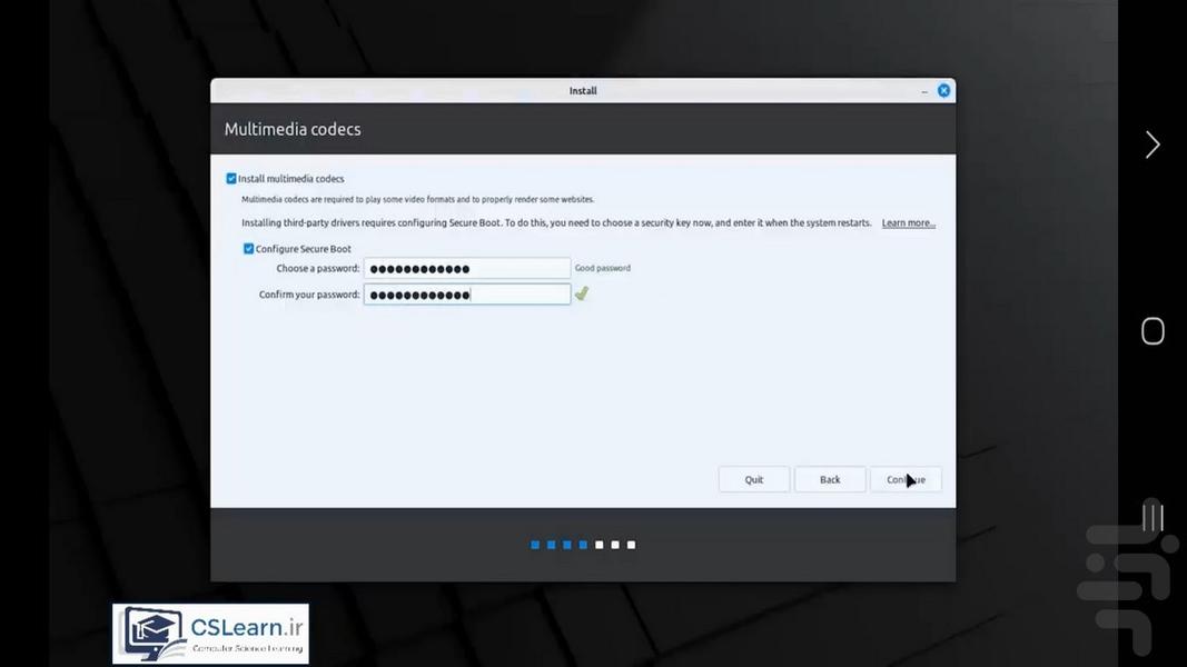 آموزش نصب لینوکس مینت - عکس برنامه موبایلی اندروید