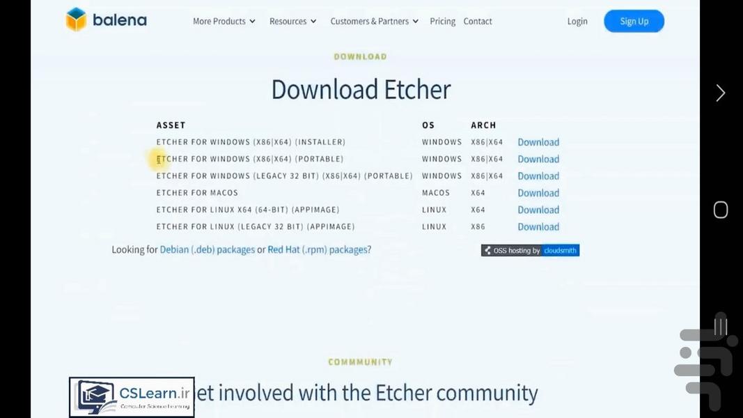 آموزش نصب لینوکس مینت - عکس برنامه موبایلی اندروید