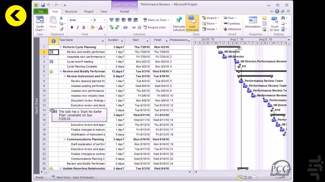 آموزش جامع Ms Project (فیلم) - عکس برنامه موبایلی اندروید