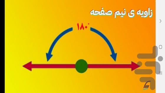 آموزش ریاضی کلاس چهارم دبستان - عکس برنامه موبایلی اندروید