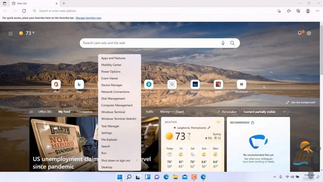 آموزش ویندوز ۱۱ - عکس برنامه موبایلی اندروید
