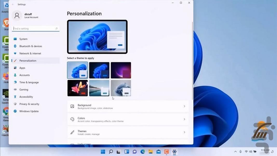 آموزش ویندوز ۱۱ - عکس برنامه موبایلی اندروید
