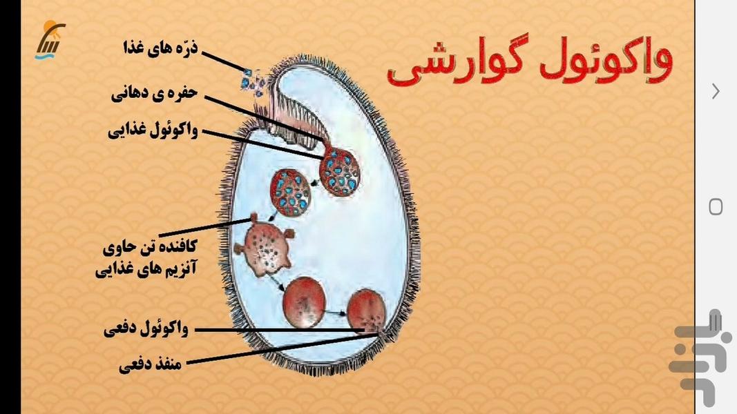 آموزش زیست شناسی (۱) - پایه دهم - عکس برنامه موبایلی اندروید