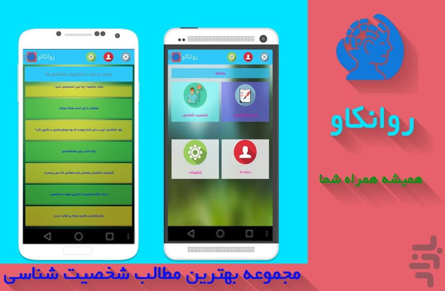 روانکاو(تست روانشناسی-شخصیت شناسی) - Image screenshot of android app