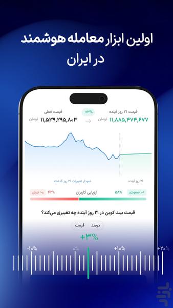 والکس: رتبه یک حجم معاملات رمزارز - عکس برنامه موبایلی اندروید