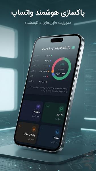 واتساپ کلینر | پاکسازی واتساپ - عکس برنامه موبایلی اندروید